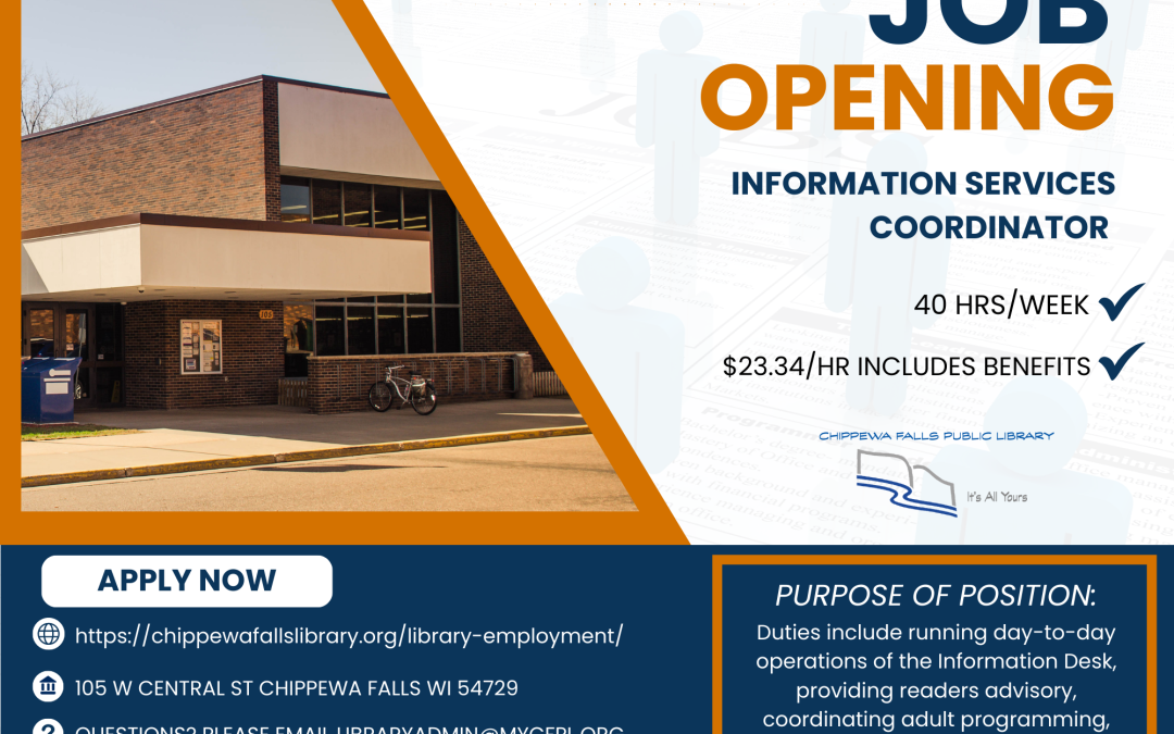 Job Opening! Information Services Coordinator