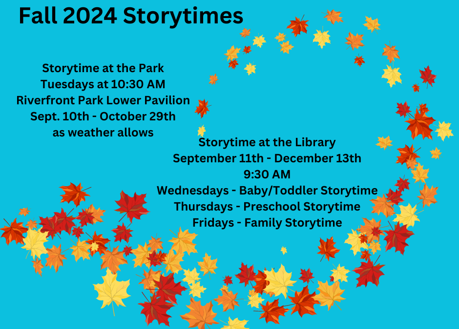 Fall 2024 Storytimes